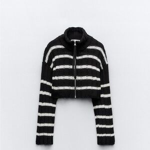 Striped Black and White Sweater